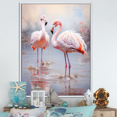 «Grand Flamingo Camargues Calm I» sur toile