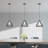 Avilez 1 - Light Brushed Nickel Pendant-1605957705