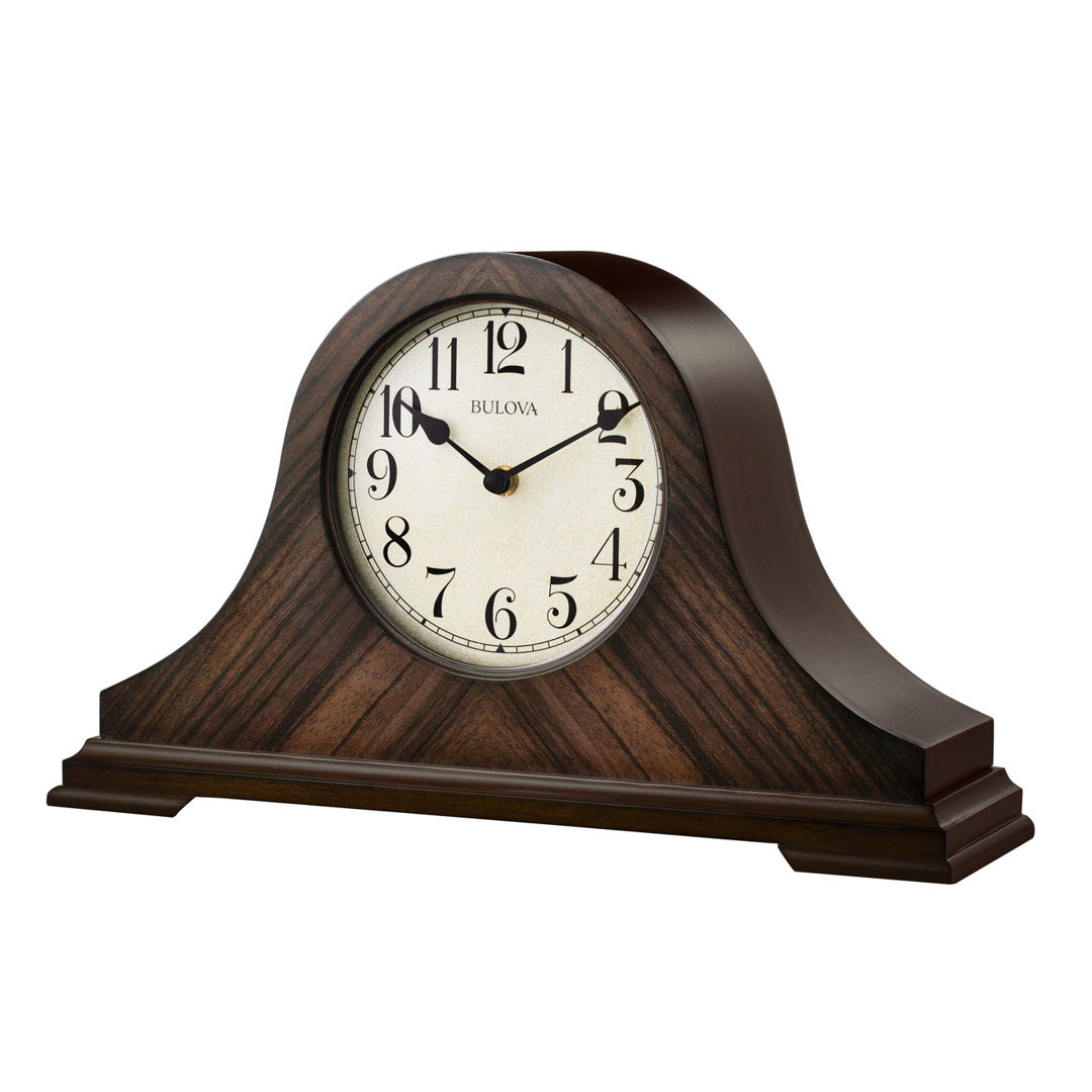 35'' H Solid Wood Grandmother Clock Bulova