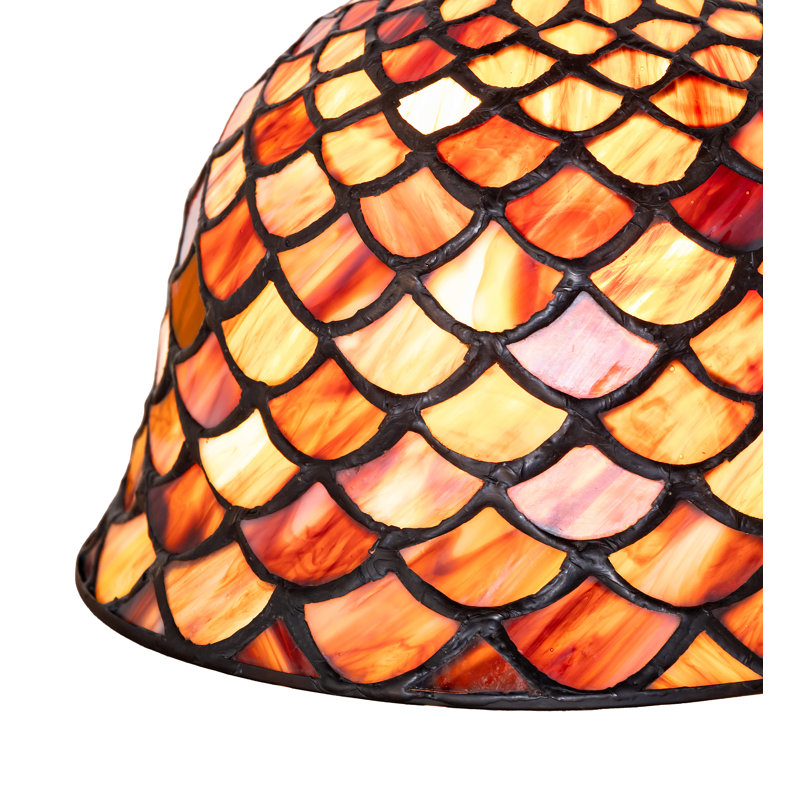 8.5" Wide Tiffany Fishscale Shade