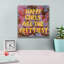 «Epic Graffiti» Flowersay 2 »par Art Licensing Studio, art mural sur toile, 37 po x 37 po-1315356582