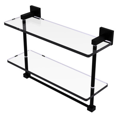 Haranu 2 Piece Tiered Shelf with Towel Bar