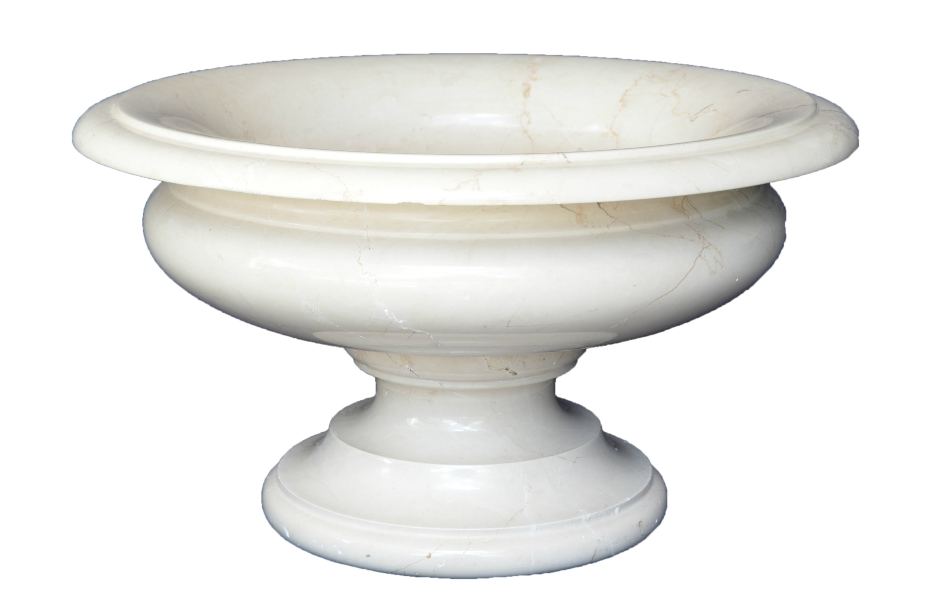 The Silver Teak Gulledge Marble Urn Planter | Perigold