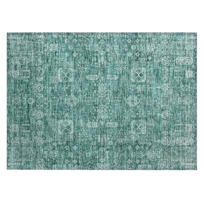 Ivajla Floral Indoor / Outdoor Rug, Rectangle 1'8" x 2'6"