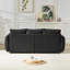 Canapé 1 place et 3 places avec canapé en peluche moderne et structure en bois-3822046