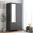 Versatile Metal Wardrobe With Multiple Storage Options For Organized Clothing