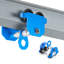 Manual Trolley, 6600 lbs/3 Ton Load Capacity, Push Beam Trolley with Dual Wheels, Adjustable for I-Beam Flange Width 2.5" to 8", Heavy Duty Carbon Steel Garage Hoist for Straight & Curved I Beam-927457814