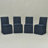21" Wide Modern No Assembly Upholstered Linen Side Dining Chair with Interchangeable Casters & Fixed Feet (Set of 4)-701856036
