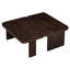 Table basse de salon, épissure rectangulaire, construction, capacité de 25 lb, table à assemblage simple, minimaliste, espace, facile à assembler-2107567375