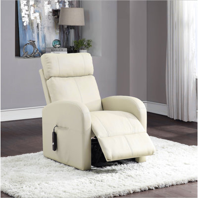Fauteuil inclinable électrique en cuir synthétique Ricardo