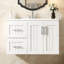 Tablette de meuble-lavabo mural avec tiroirs en céramique-104394955