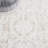 Grayci Hand Tufted Wool Cotton Pet Damask Rug in Ivory/Gray-1707868105