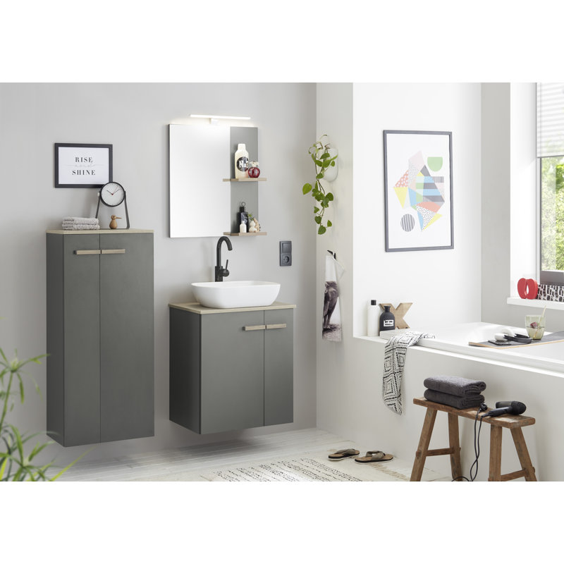 Georgean Bathroom Furniture Suite, Grey