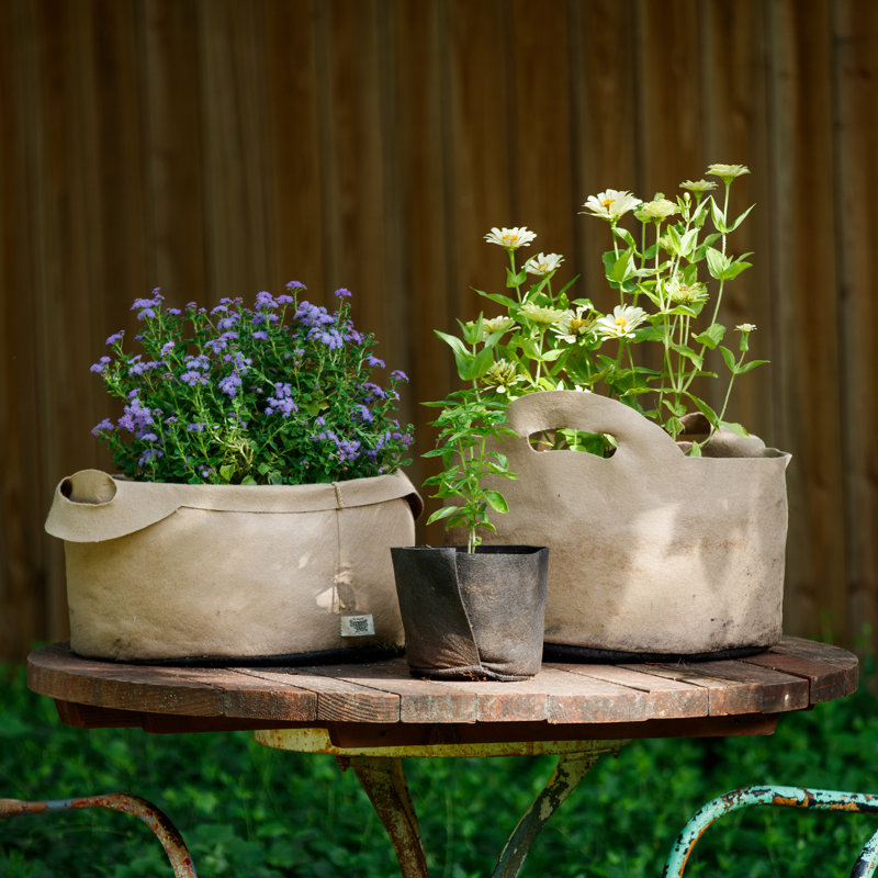 Jardinière en tissu Smart Pot®, 11,5 x 16 x 16, Naturel