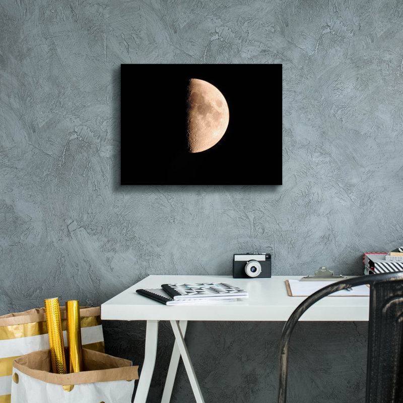 "Epic Graffiti" Demi lune "par Dante Plata, art mural sur toile, 16 po x 12 po, H 12 po x l 16 po