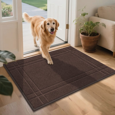 Non-Slip Geometric Indoor Doormat