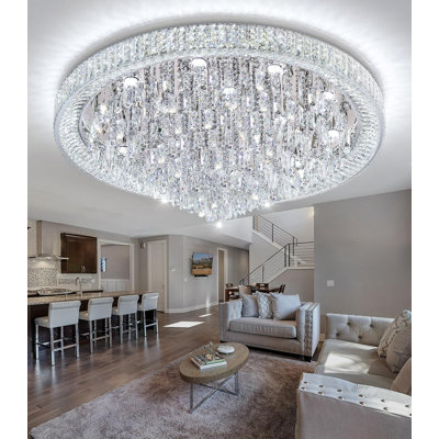 Modern Dimmable Crystal Chandelier