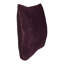 Coussin décoratif en velours bourgogne 17 "