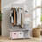 Closet Organizers and Storage, Hanging Closet Organization, Non-Woven Fabric Clothing Storage for Home Bedroom Living Room, Coffee-1978968918