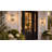 Transitional 2 Light Chrome Lantern Flush Mount