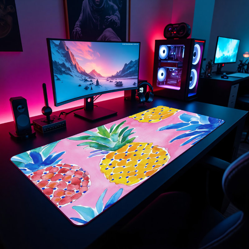 Polyester Desk Pad, 31.5x15.5