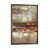 Toile encadrée de bois rustique foncé