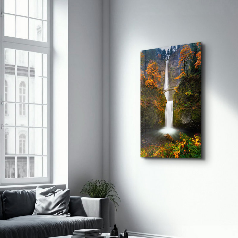 Peinture décorative en verre trempé