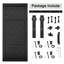 Paneled Solid Manufactured Wood Barn Door with Installation Hardware Kit-70988270-76581559