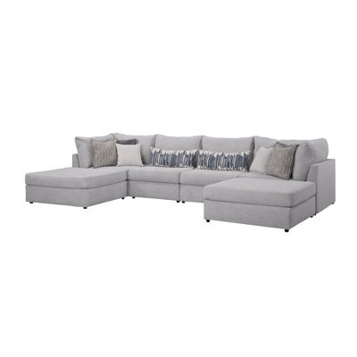 Brantice Ecru 6 Piece Sectional