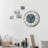 QXM397SRH Melodies In Motion Clock, Silver-Tone