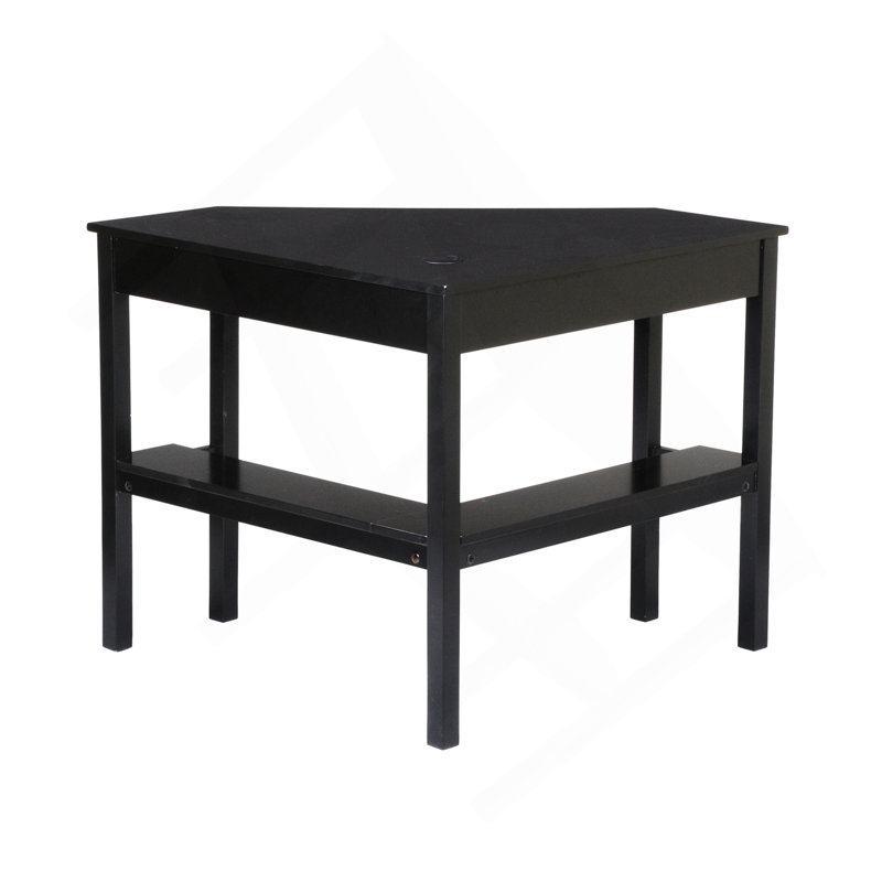 Bureau d'ordinateur de coin - noir, Noir
