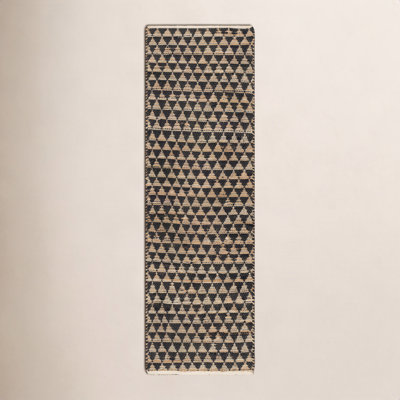 Addy Hand-Woven Geometric Jute Rug