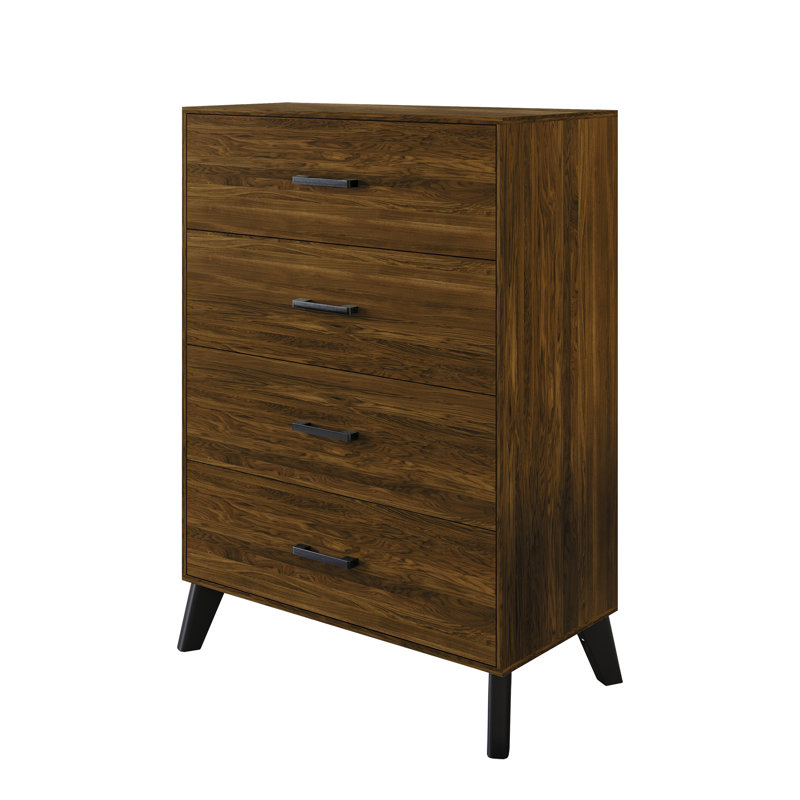 Jeweldine 29.53'' W 4 - Drawer Dresser, Brown
