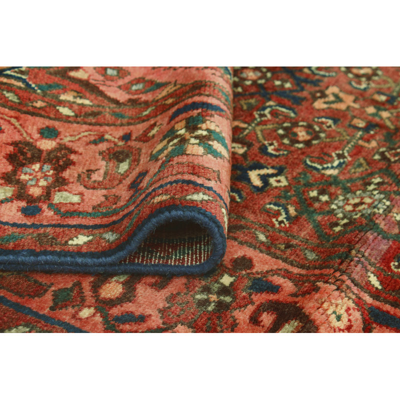 Khusbu Distressed Bakir Rust Runner