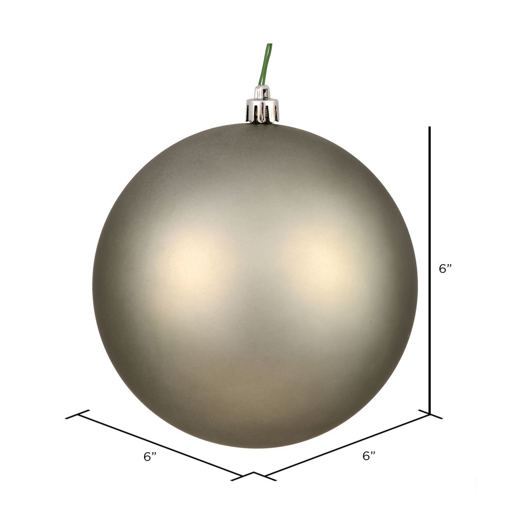 Shatterproof Bauble, 6" H x 6" W x 6" D, Wrought Iron 1