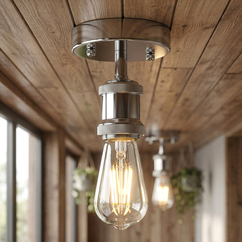 Semi Flush Mount, Chrome