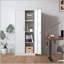 71H Metal Garage Storage Cabinet with Locking Doors and 3 Adjustable Shelves, Durable and Secure for Organizational Needs