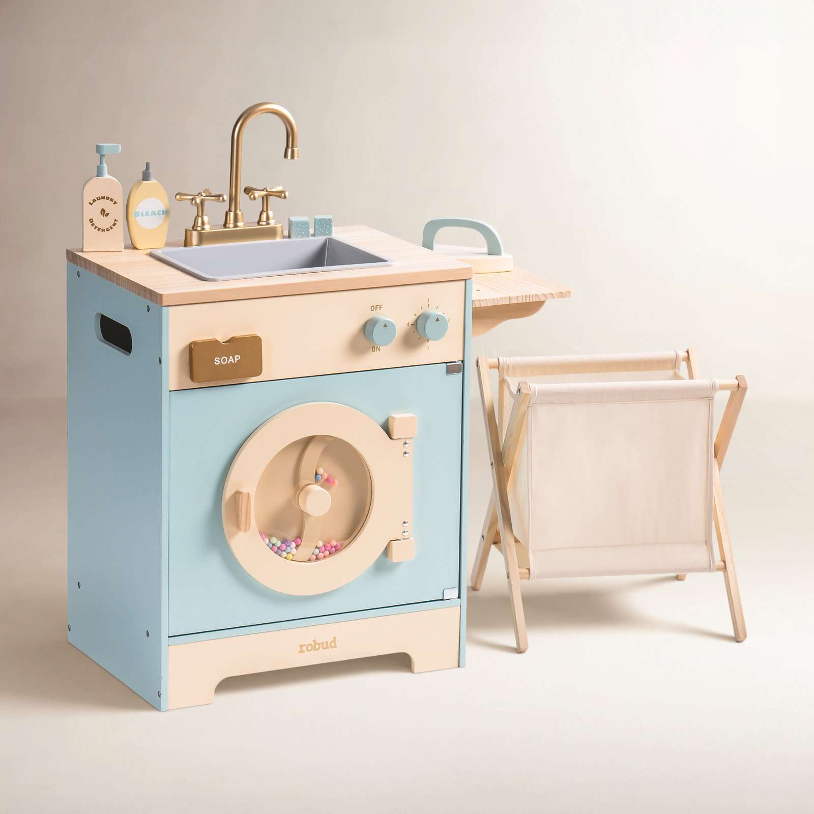 Wooden Play Washing Machine