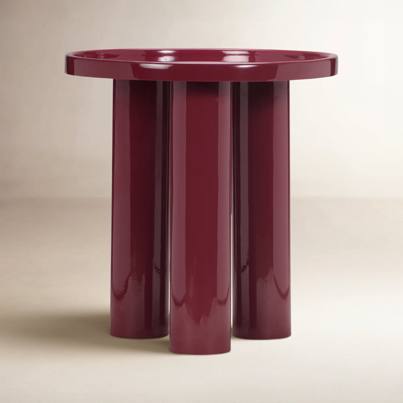Isthia End Table, Plum
