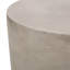 Table d'appoint d'extérieur en béton léger