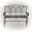 Banc de jardin en métal Ridenour Sunleaves