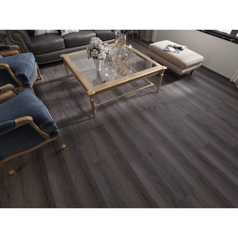 Aurora 9" x 60" x 10mm Luxury Vinyl Plank, Polaris Shine