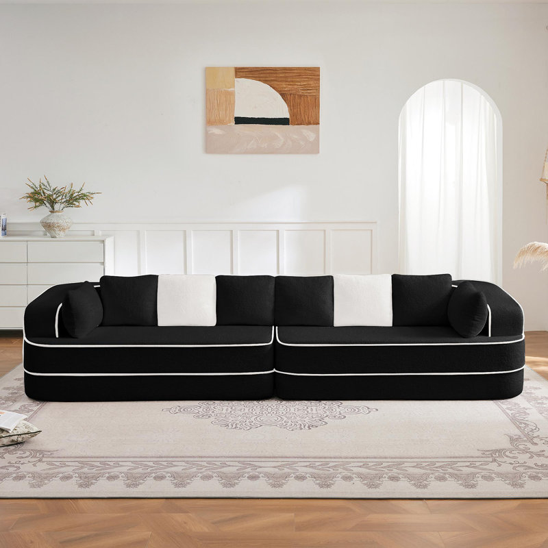 Canapé moelleux moelleux, moelleux, confortable, confortable, Noir