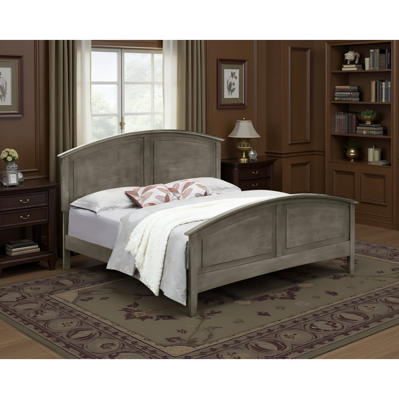 Lit double gris Halden, Gris, Double