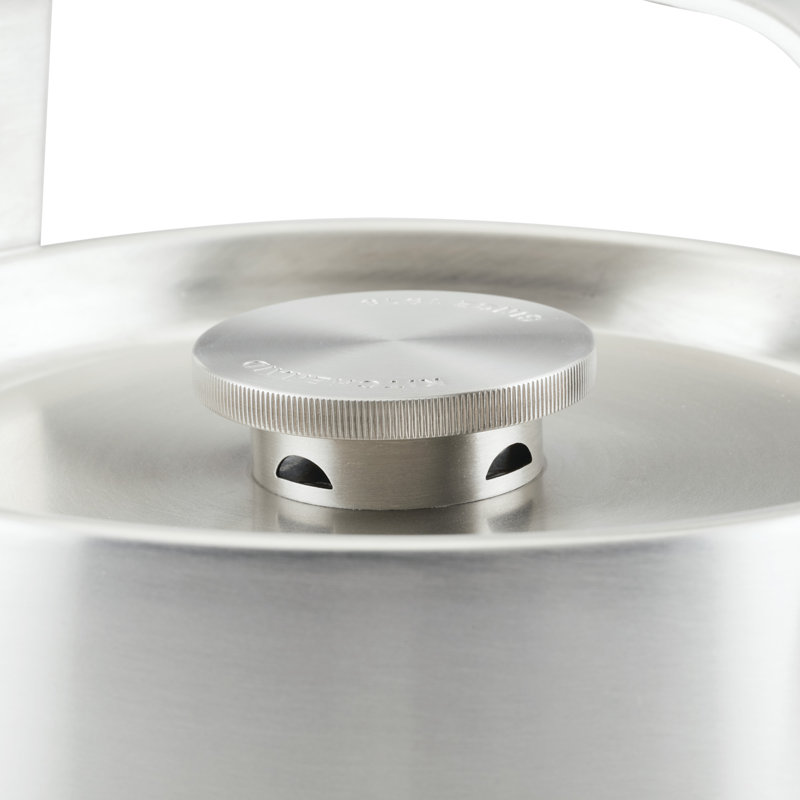 1.9 Quart Silver Stainless Steel Whistling Kettle
