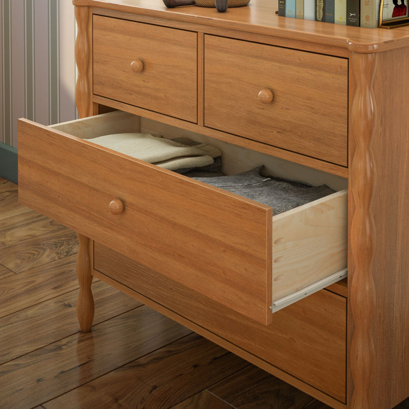 Commode à 4 tiroirs Jenny Lind, Pacanier