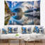 Tapisserie panorama alpiney village Landscape-840202182