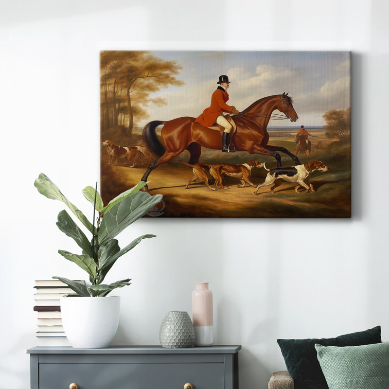 Animaux, paysage, série CDXI, H 32 po x l 48 po