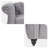 Jemotte 83.85'' Upholstered Velvet Sofa-609533747