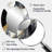 Black Gold Fusion Of Marble I - Abstract Oval Decorative Mirror On Metal-963918974